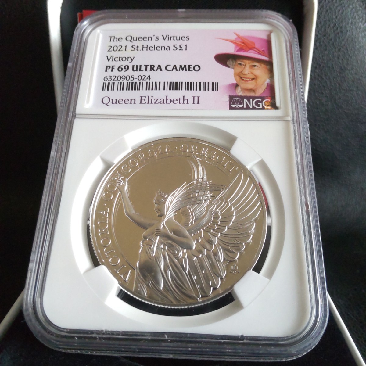 準最高鑑定】2021年セントヘレナ 女王の美徳 勝利 ヴィクトリー 1