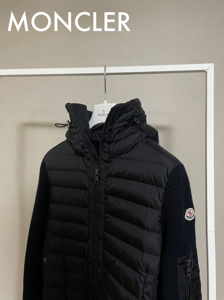 モンクレール MONCLER ハイブリッドダウンニット size M 美品 ジャパン