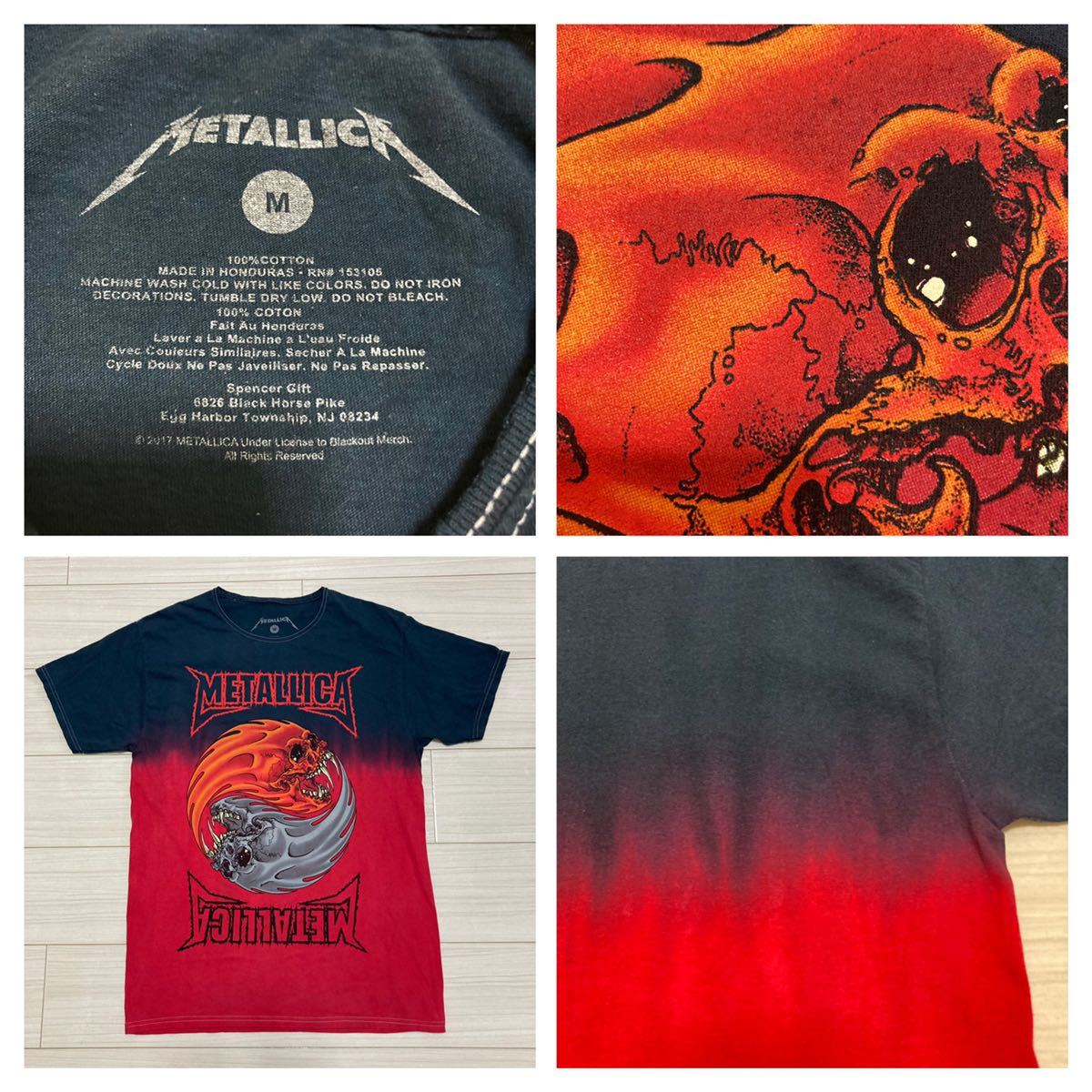 LLICA スカルデザイン Tシャツ Lサイズ LLICA スカルデザイン Tシャツ