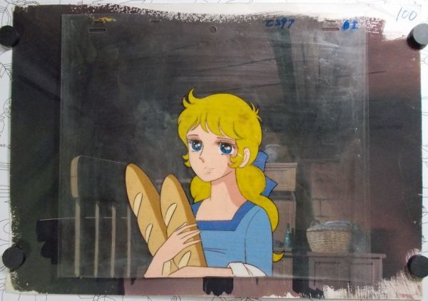 Yahoo!オークション - セル画 背景付 ベルサイユのばら ロザリー 1979