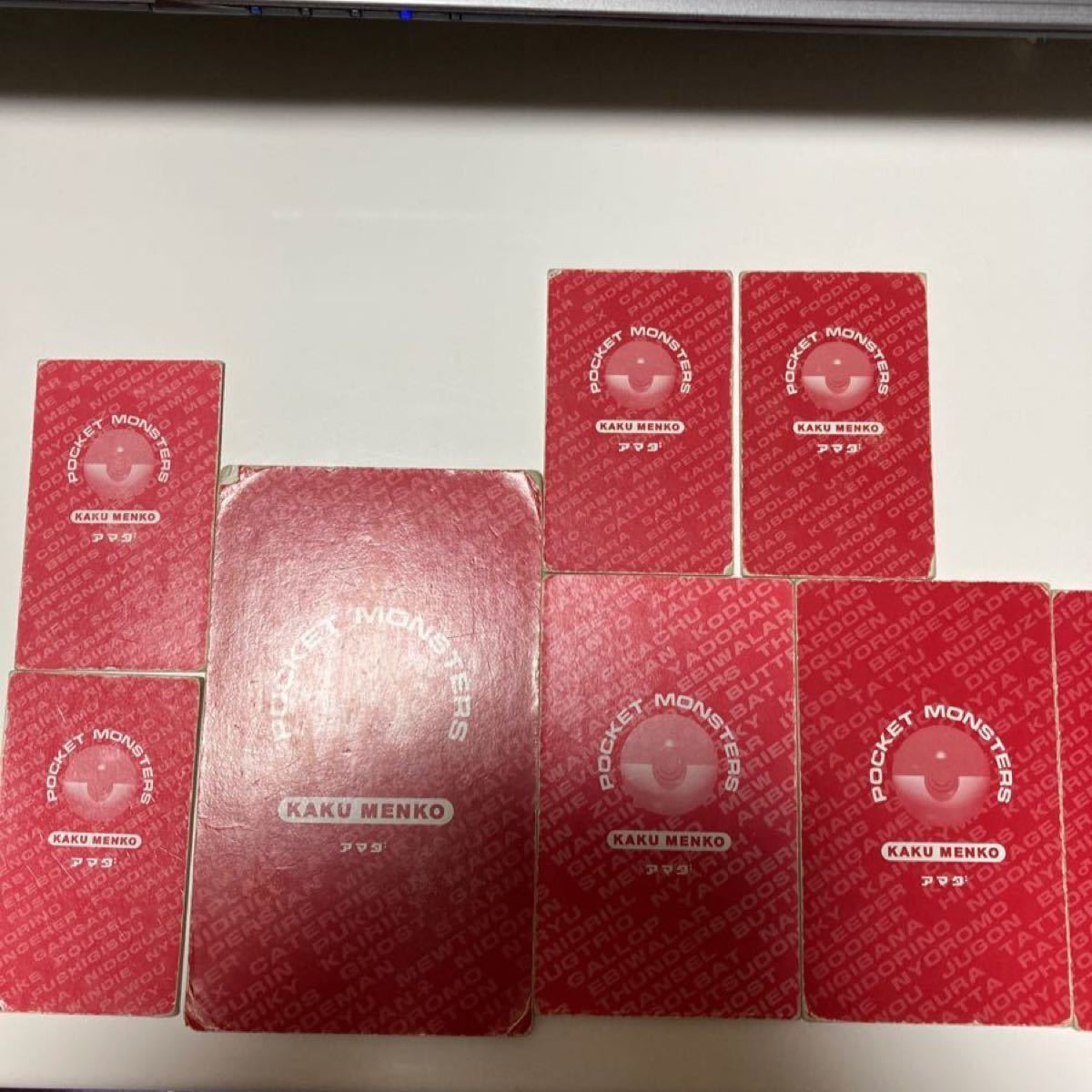 アマダ ポケモン ポケットモンスター 角メンコ 初期 8枚｜Yahoo!フリマ