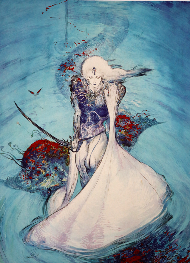 Yahoo!オークション - 天野喜孝 アルビノの戦士 FF4 セシル ミクスド