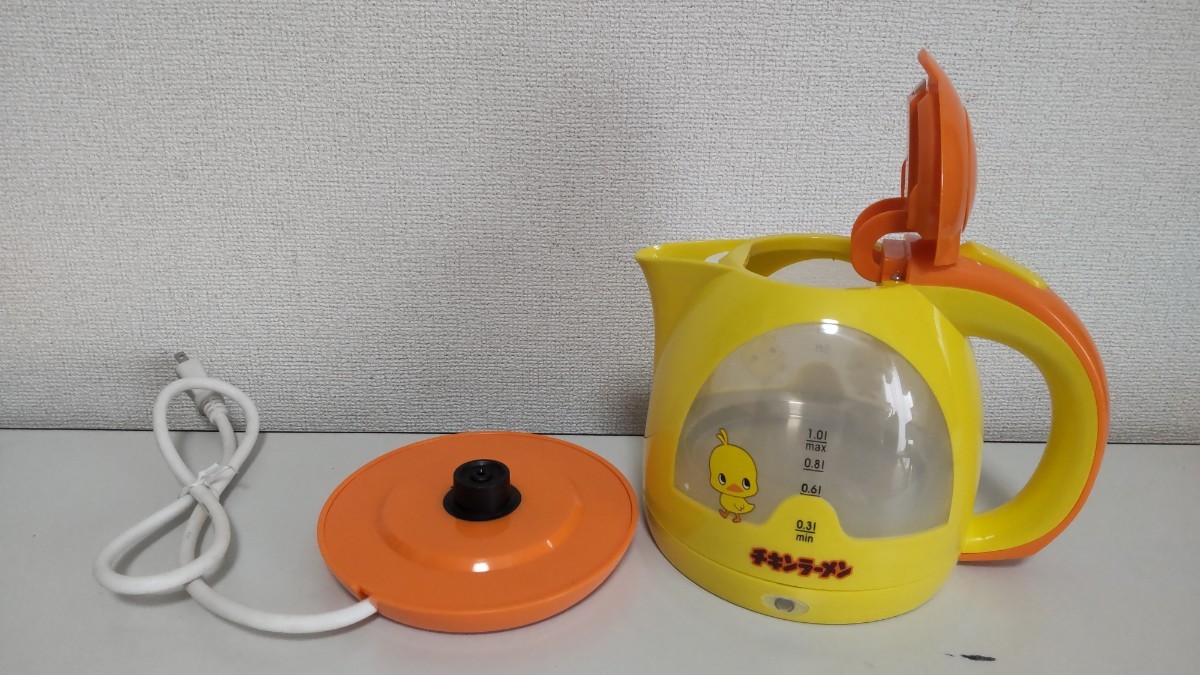 チキンラーメン ケトル 未使用品 箱無し 動作確認済み 電気ケトル 電気