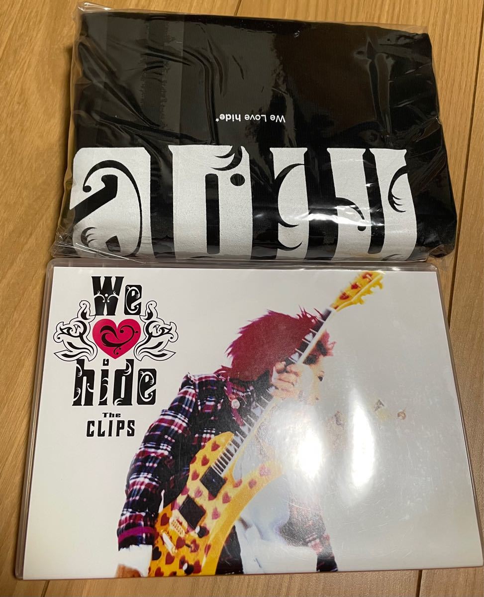 hide 初回限定版 Tシャツ付き（未開封）We love hide-The CLIPS