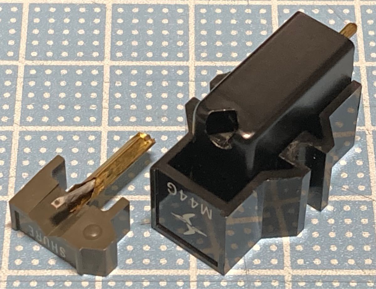 SHURE シュアー M44G MM型カートリッジ 初期カモメ カンチレバー難有り