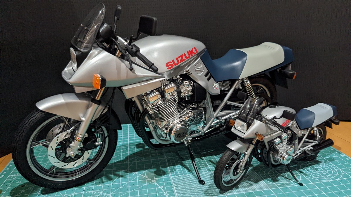 プラモデル スズキ GSX1100S カタナ 1/6 塗装済完成品｜Yahoo!フリマ