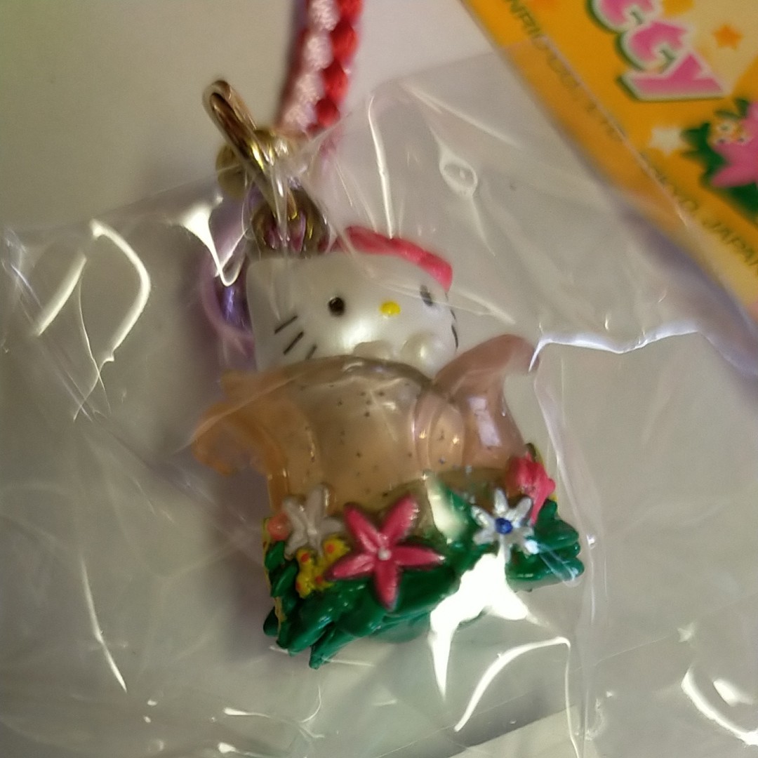ハローキティ 根付け ストラップ 岐阜フラワーフェスティバル 花