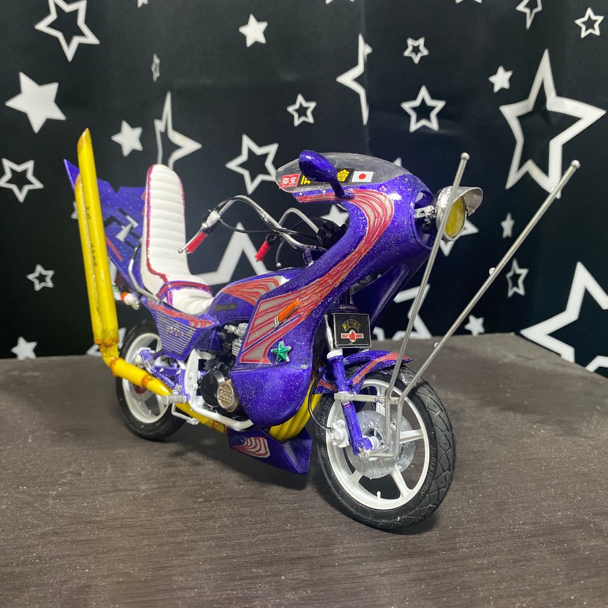 アオシマ 1/12 カワサキ Z400GP 改 族車仕様 プラモデル 完成品｜Yahoo