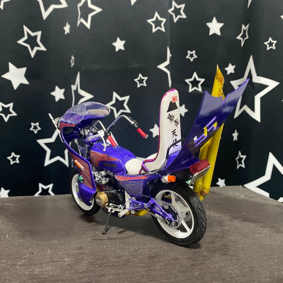 アオシマ 1/12 カワサキ Z400GP 改 族車仕様 プラモデル 完成品｜Yahoo