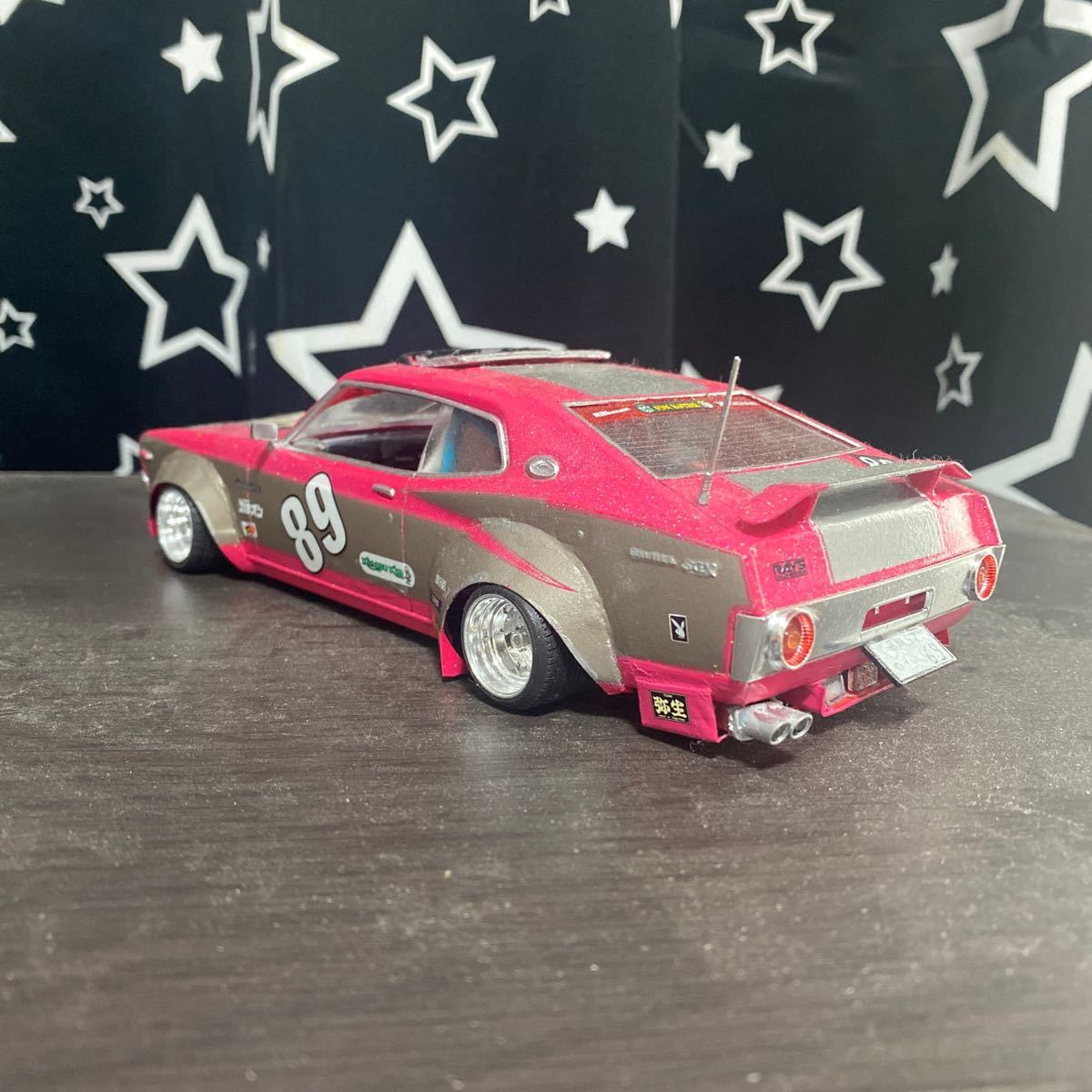 アオシマ 1/24 ニッサン C130 ブタケツ ローレル 改 グラチャン 仕様