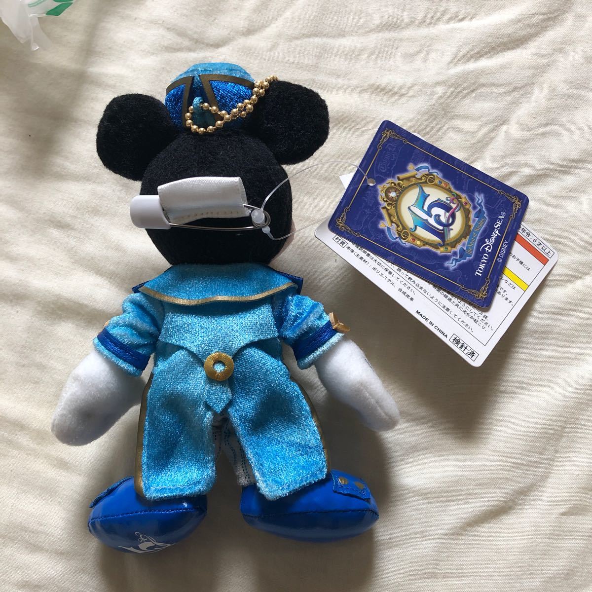 ディズニーシー 15周年記念 ミッキー 未使用 タグ付き ぬいぐるみ