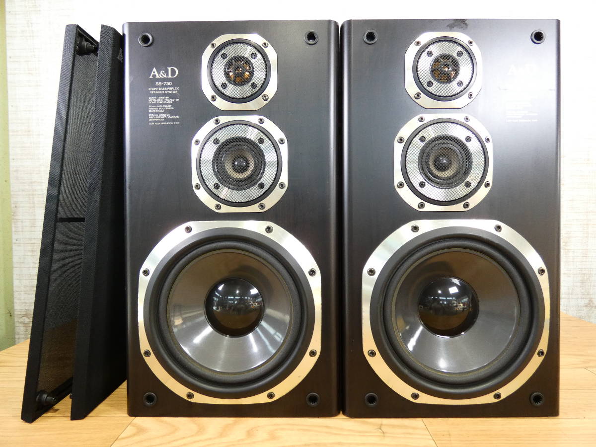 Yahoo!オークション - A＆D アカイ AKAI 3Way スピーカー ペア SS-730