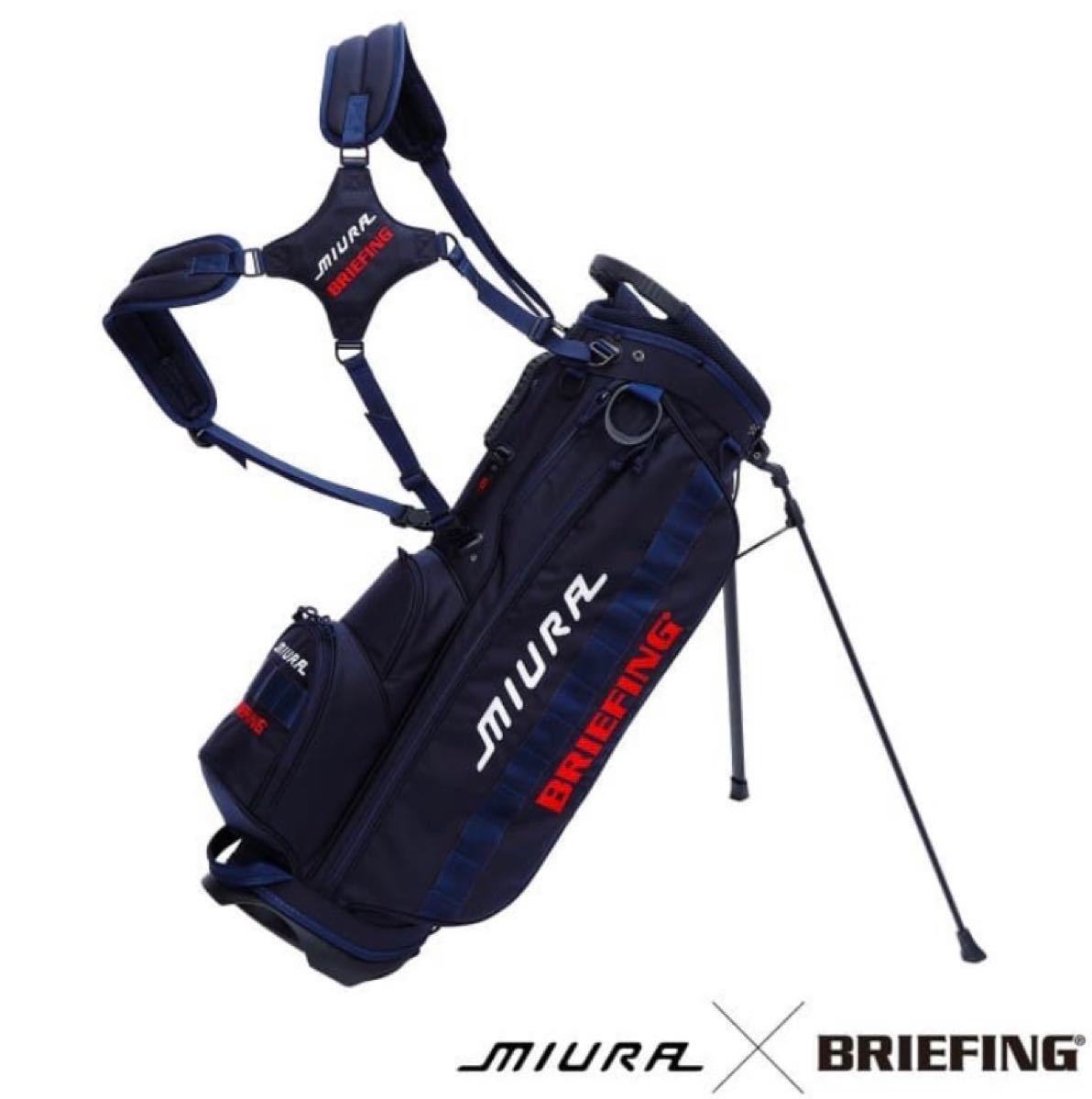 ラスト1 限定300本ブリーフィング 三浦技研 キャディバッグ ゴルフ