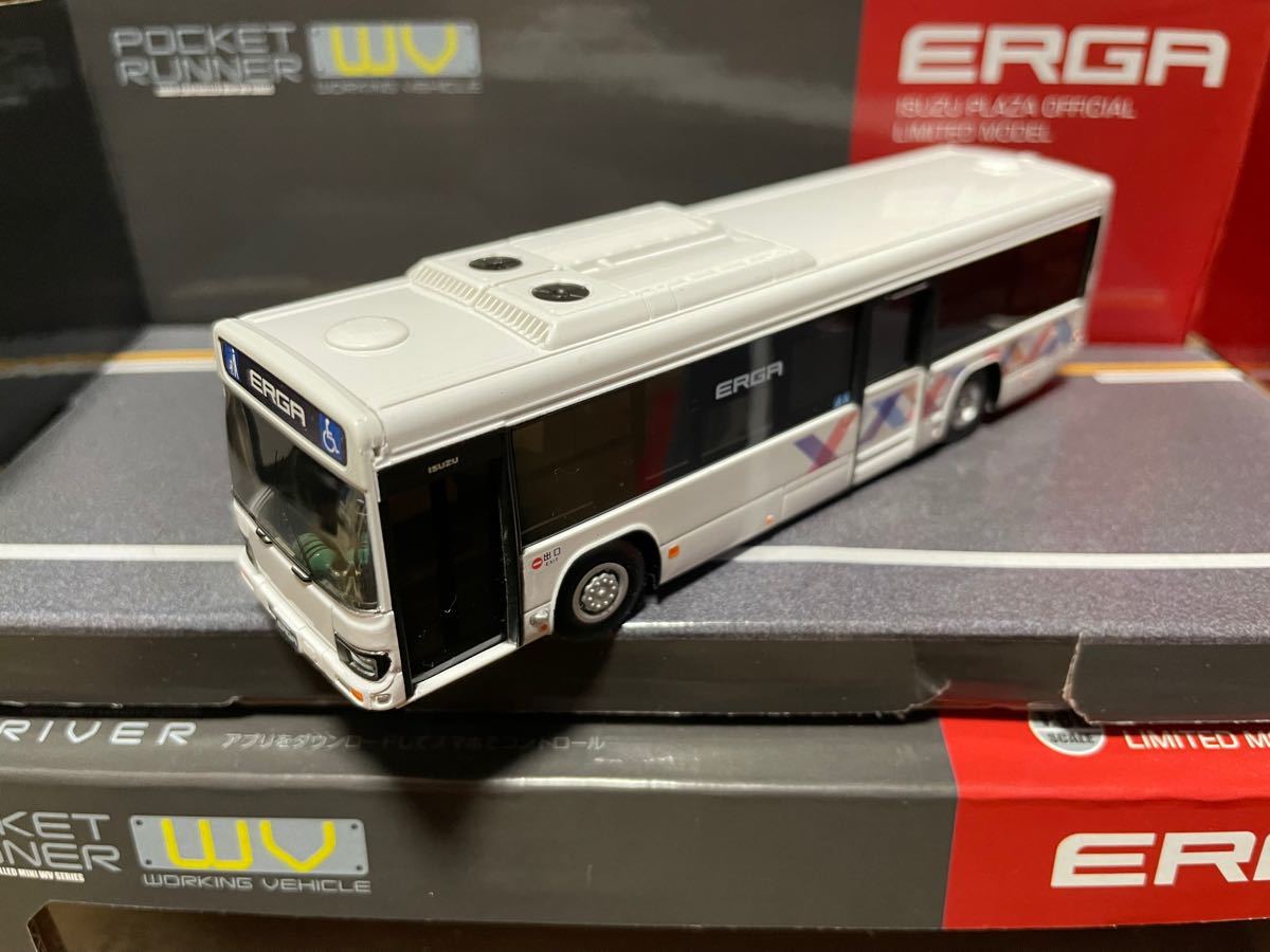 京商 ポケットランナー いすゞエルガERGAワーキングビークル いすゞ