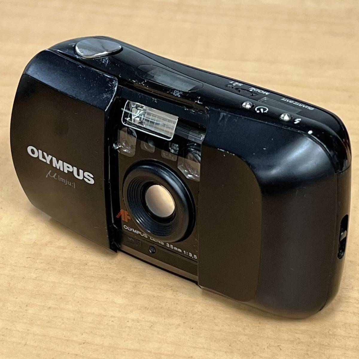 Yahoo!オークション - OLYMPUS オリンパス μ mju ミュー 35mm F3.5 ブ