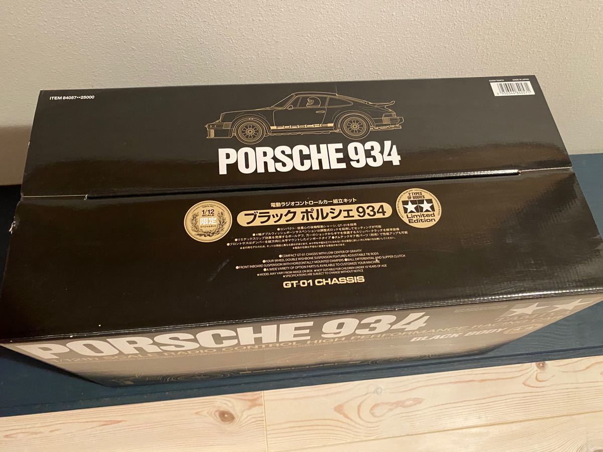 週末限定価格 超限定 タミヤ 1/12RC ブラックポルシェ 934｜Yahoo