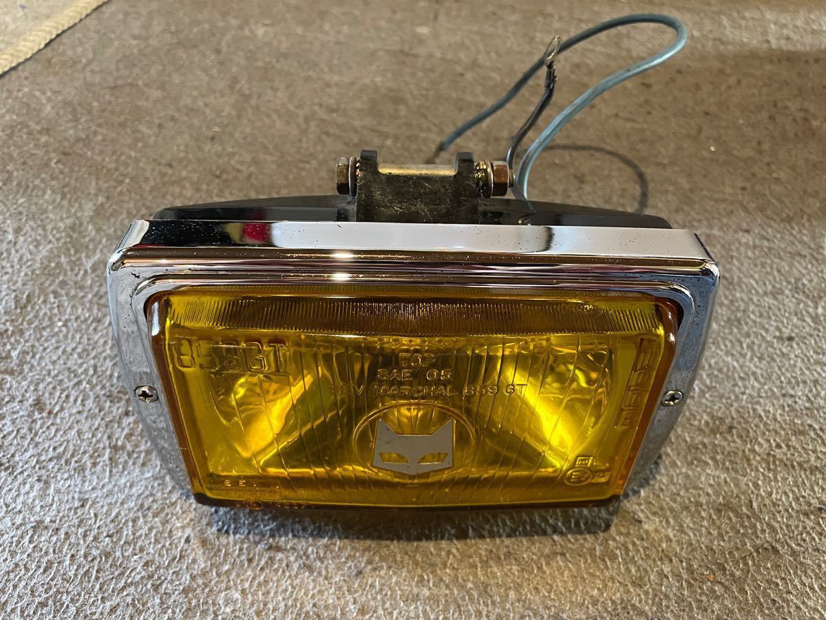 マーシャルライト 859GT イエロー 角目 フォグランプ 当時物｜Yahoo