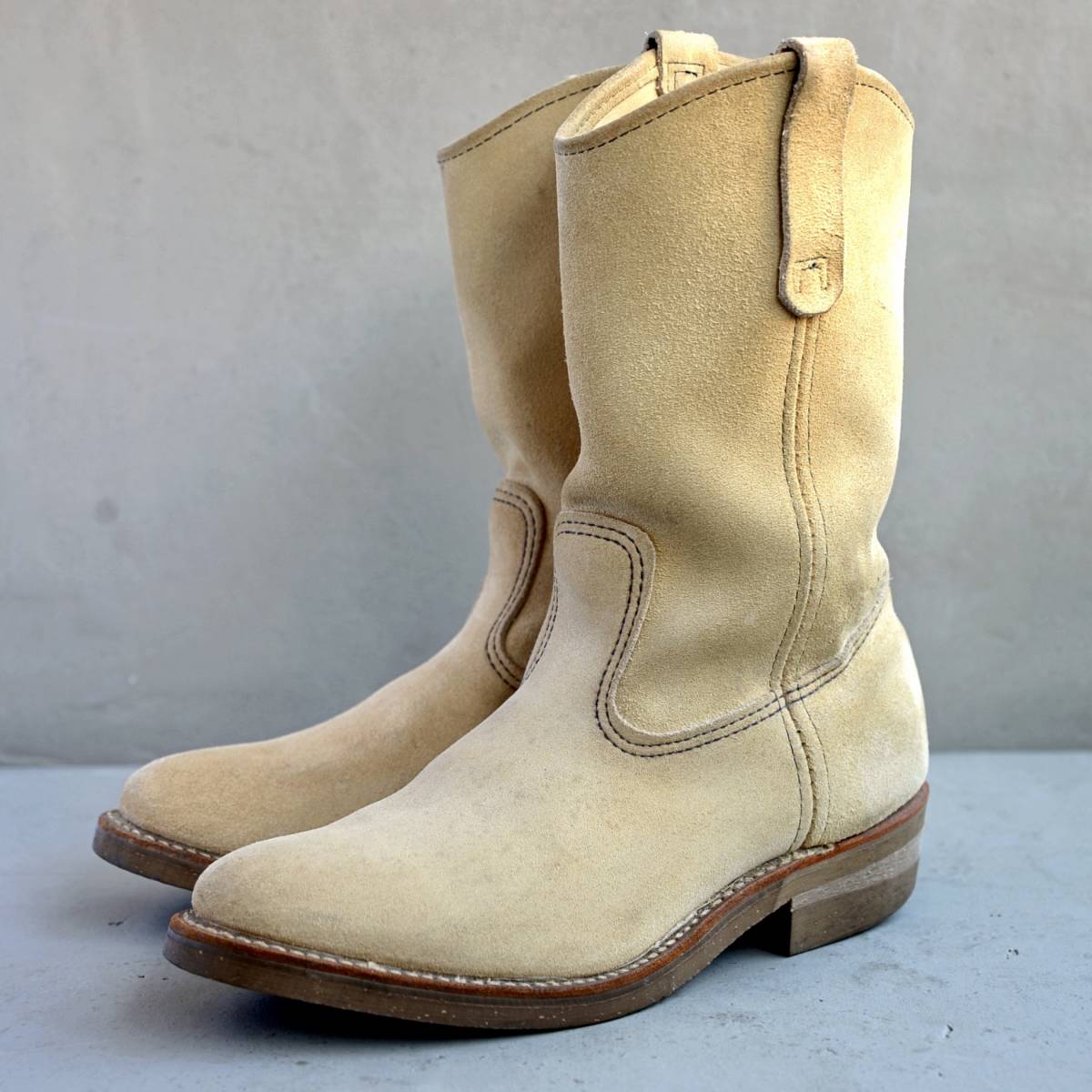 状態良好】レッドウィング 8156 ペコス ブーツ US 8E ベージュ