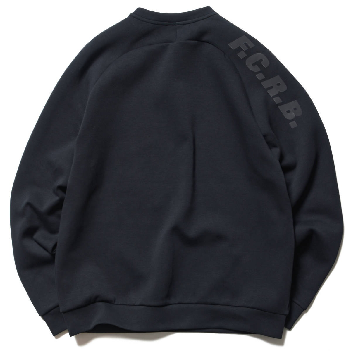 新品L黒 F C Real Bristol TECH SWEAT CREWNECK TOPテックスウェット