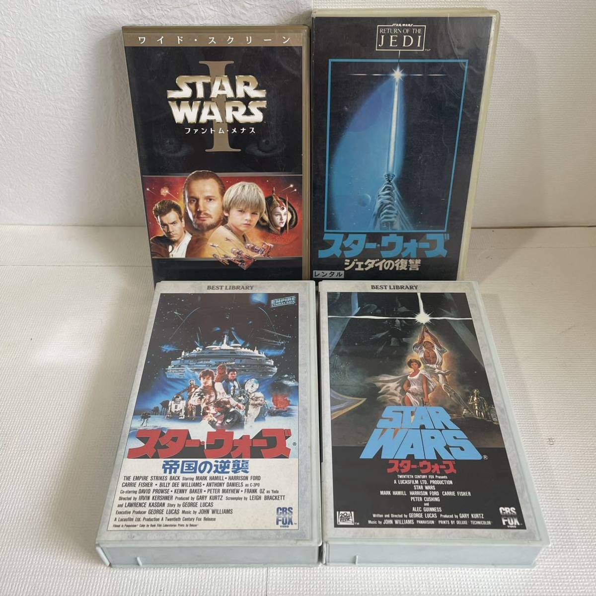 Yahoo!オークション - スターウォーズ STARWARS VHSビデオ ファントム