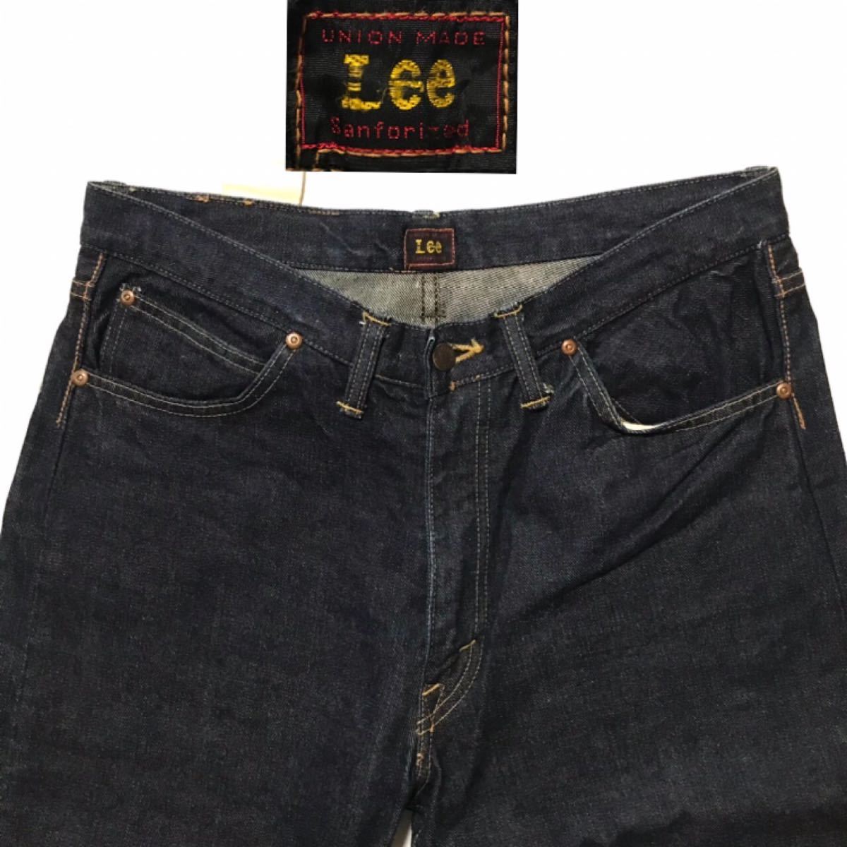 濃紺 復刻 90年代 ビンテージ Lee リー 50s 101Z W33 ストレート