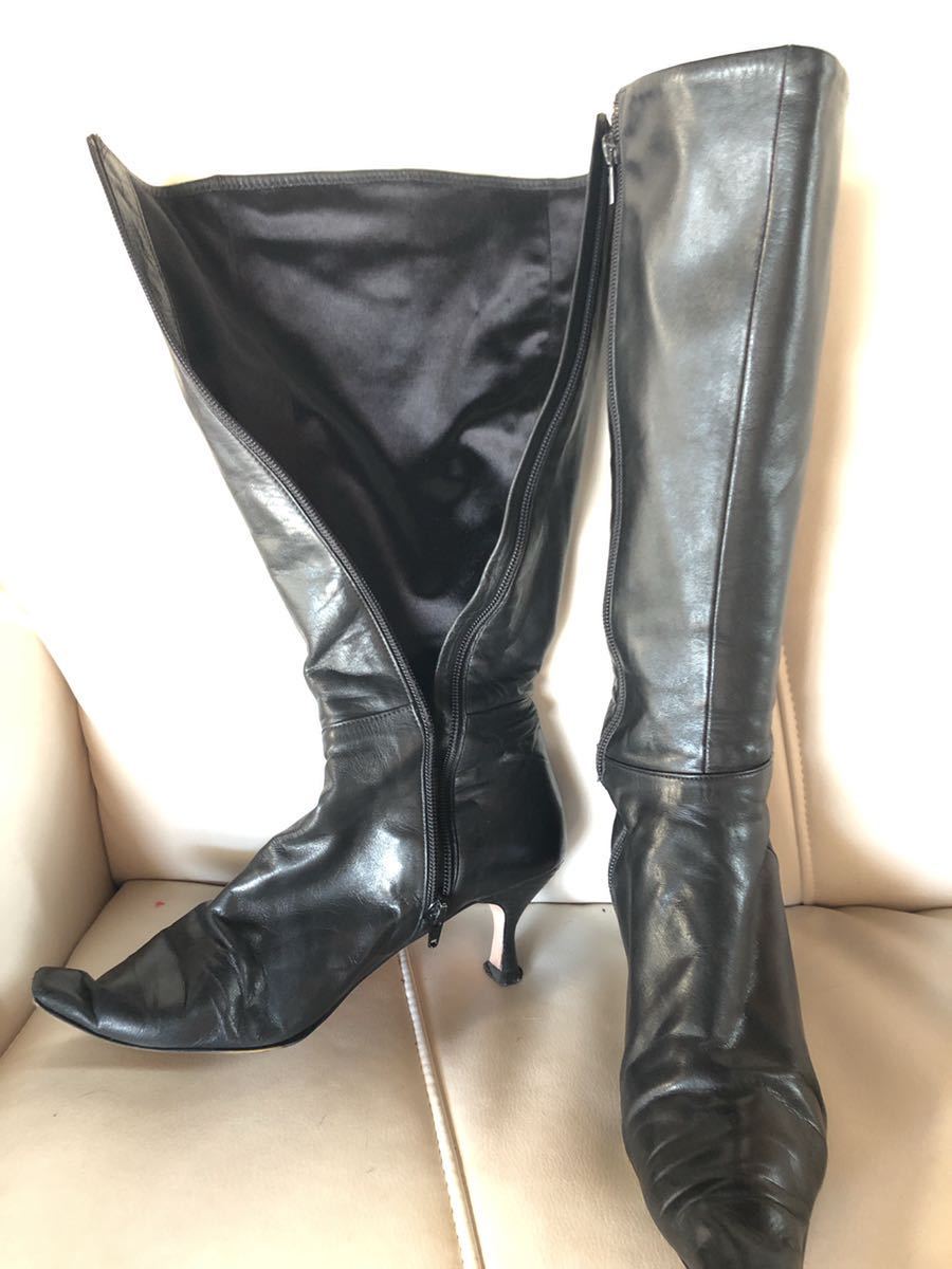 FXA Ferrira本皮 ロングブーツ23.5〜24(37)サイズ中古