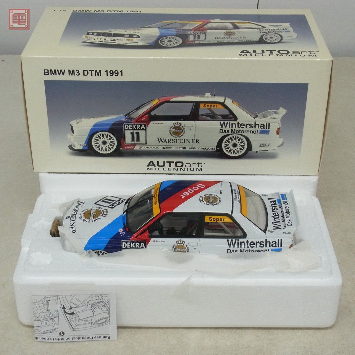 Yahoo!オークション - オートアート 1/18 BMW E30 M3 DTM 1991 #11 No.