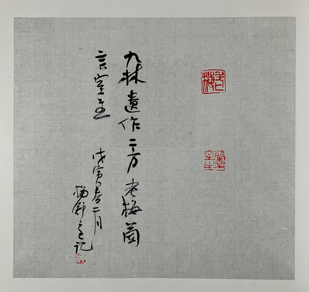 Yahoo!オークション - 九林鐡書 奥谷九林遺作集 師梅舒適をして天才と