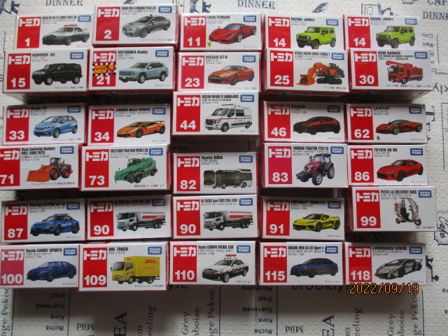 Yahoo!オークション - トミカ いろいろまとめて 30個セット 未使用