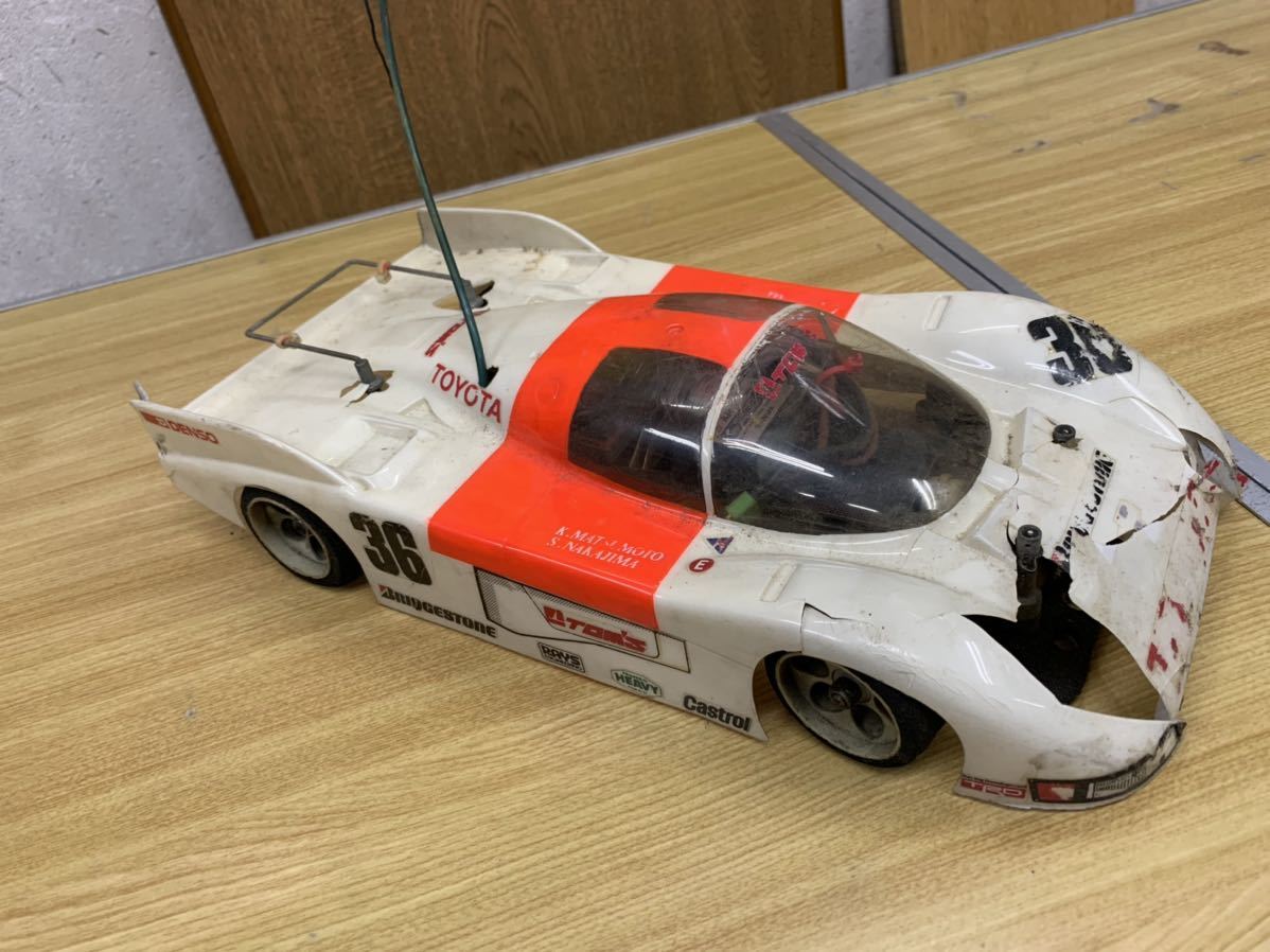 Yahoo!オークション - タミヤ RCカー トヨタトムス 84C 85c ボディ シ