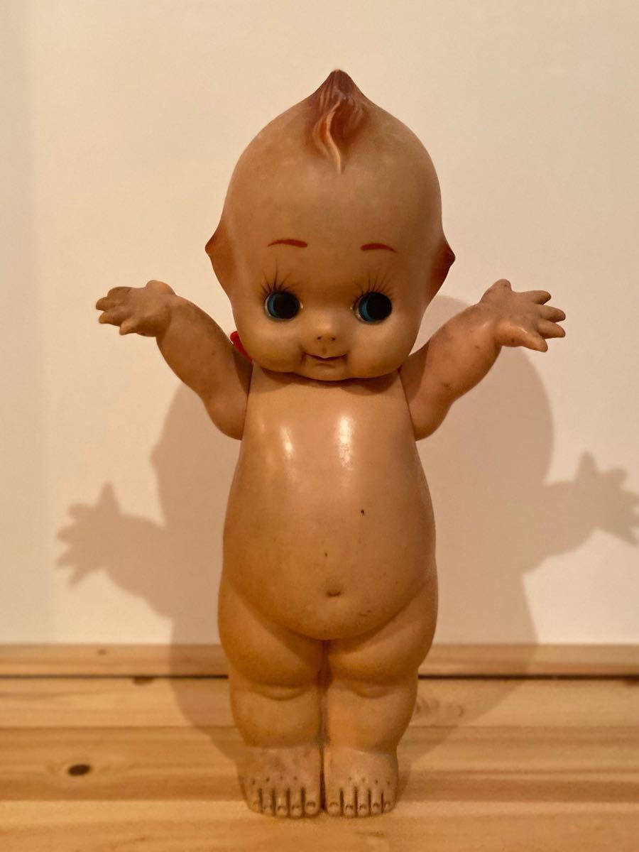 キューピー人形 昭和レトロ 貴重 レア キューピーマヨネーズ 特大 赤い