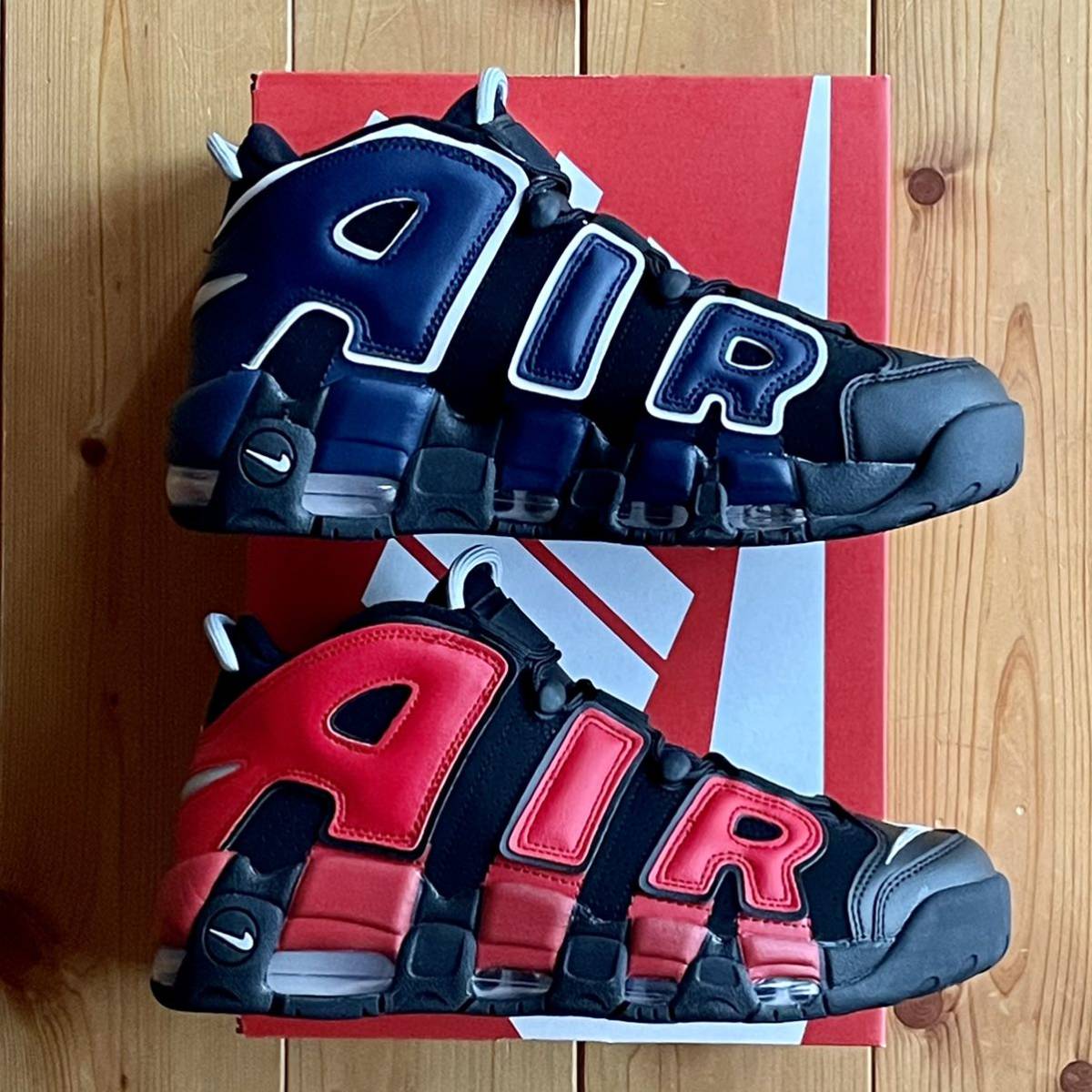 ナイキ エアモアアップテンポ '96 27 5cm(9 5)黒青赤 モアテン NIKE