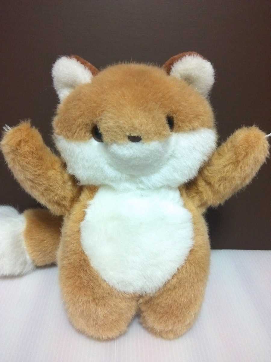 Yahoo!オークション - 昭和レトロ キツネ ぬいぐるみ 三英