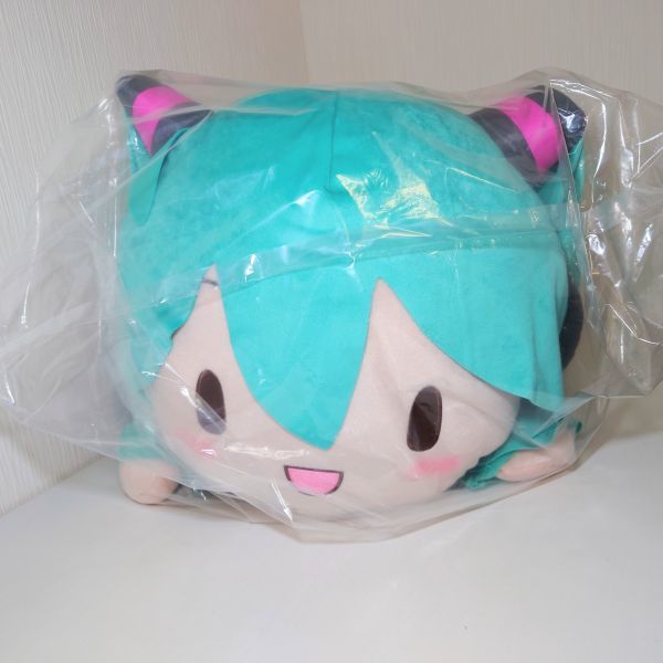 え62【160】1円～未使用品 初音ミク 寝そべり 特大ぬいぐるみ セガ SEGA