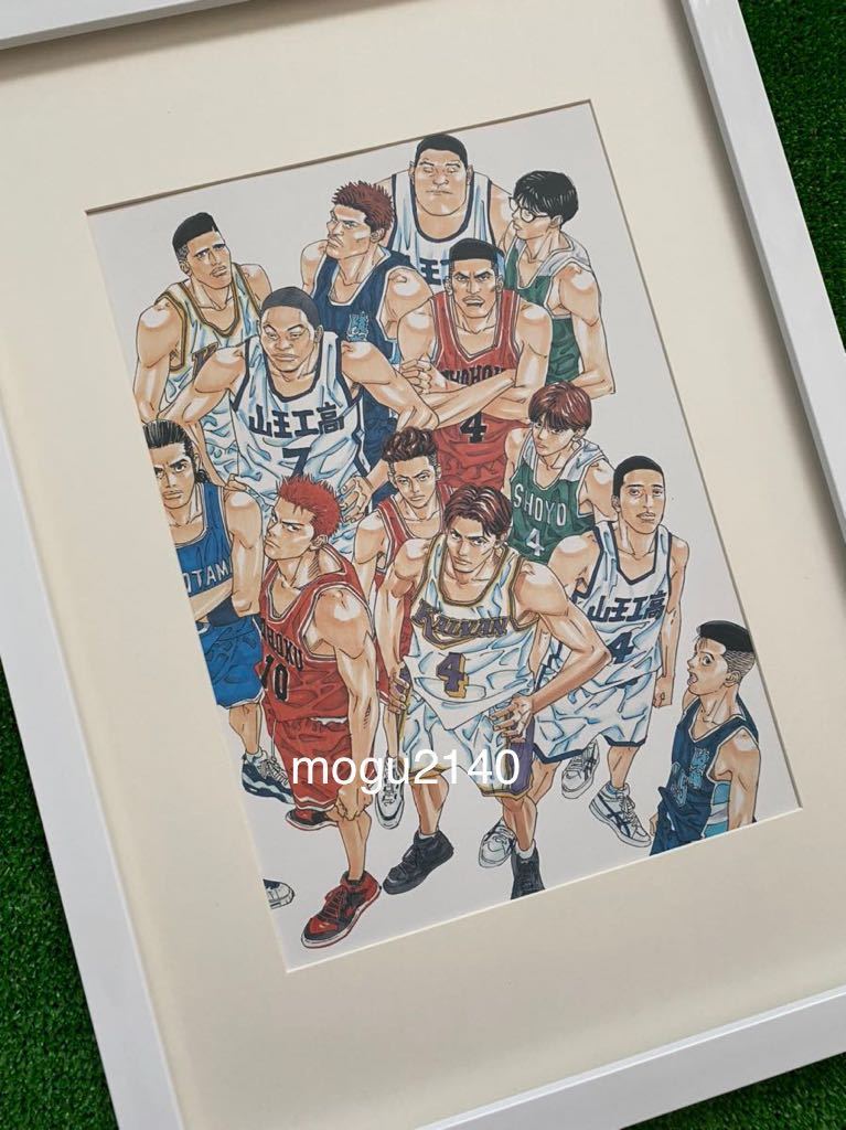 額装品】スラムダンク SLAM DUNK 井上雄彦 湘北 桜木花道 流川楓