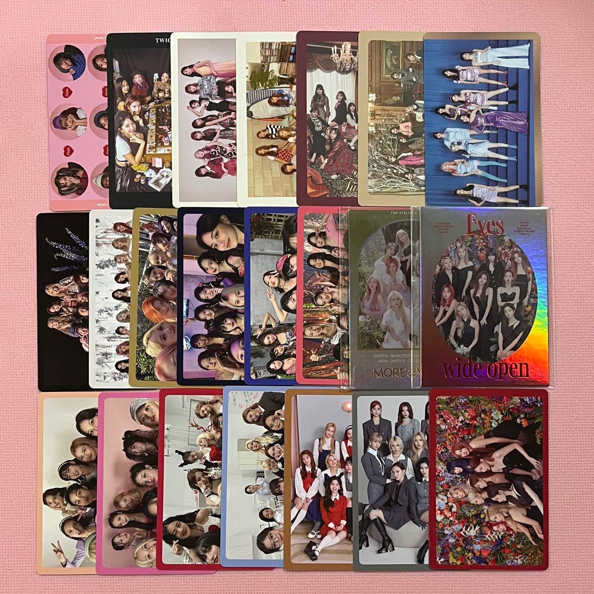 TWICE オール 特典トレカ 22枚セット MORE&MORE Taste of Love Eyes