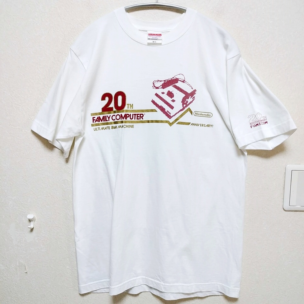 ファミコン ファミコン生誕20周年 Tシャツ ファミリーコンピューター