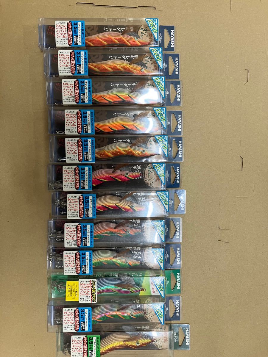 餌木猿DEEP3 5号 松スペ 11本 ノーマル1本 12本セット｜Yahoo!フリマ