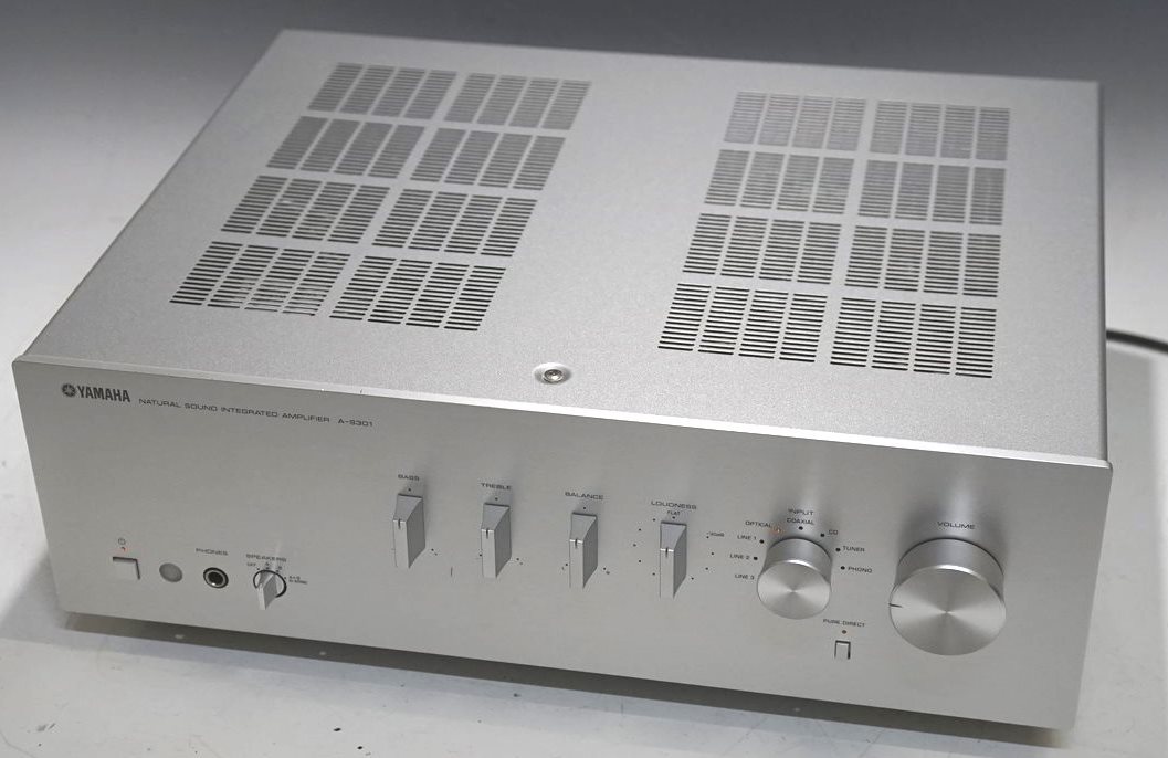 オーディオ】ヤマハ YAMAHA A-S301 プリメインアンプ シルバー 状態