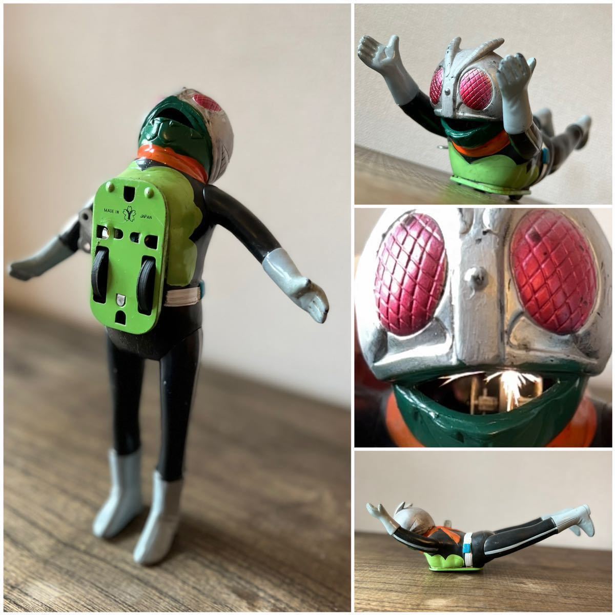 Yahoo!オークション - 当時物 米澤玩具 ヨネザワ ブリキ 仮面ライダー1