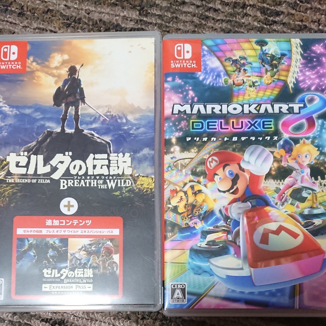 マリオカート8 デラックス & ゼルダ3本セット マリオカート8