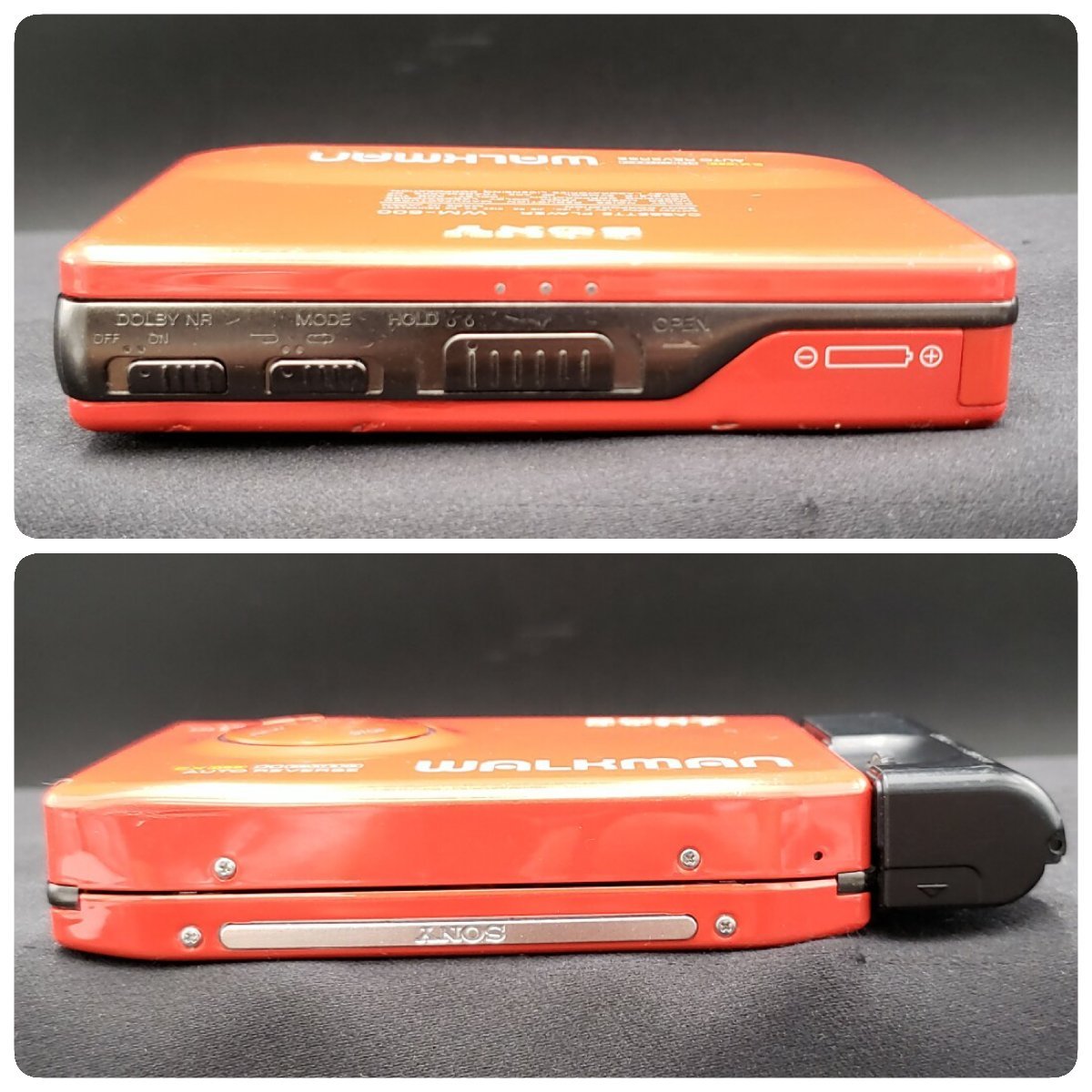 Yahoo!オークション - ジャンク SONY WALKMAN WM-600 レッド 赤 ソニー