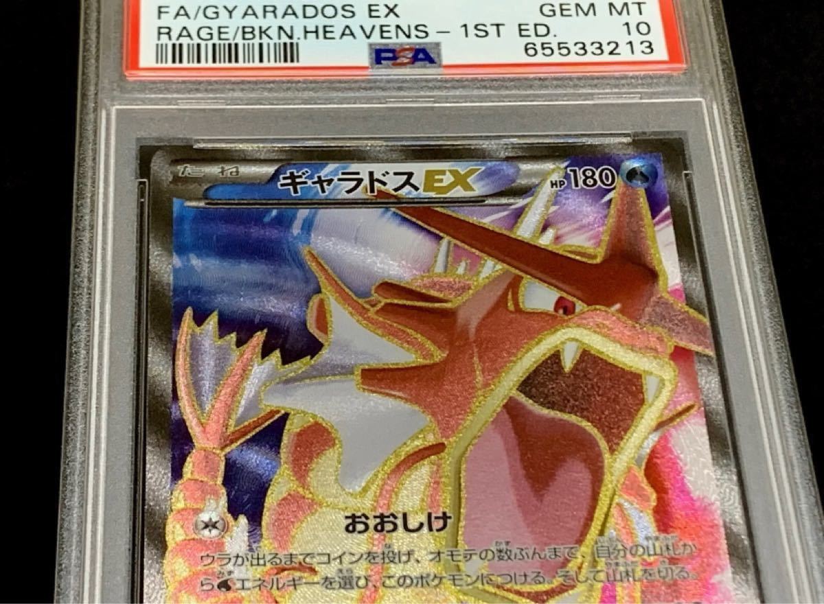 PSA 10 鑑定品 ポケモンカード 2015年 ギャラドスEX 破天の怒り 081