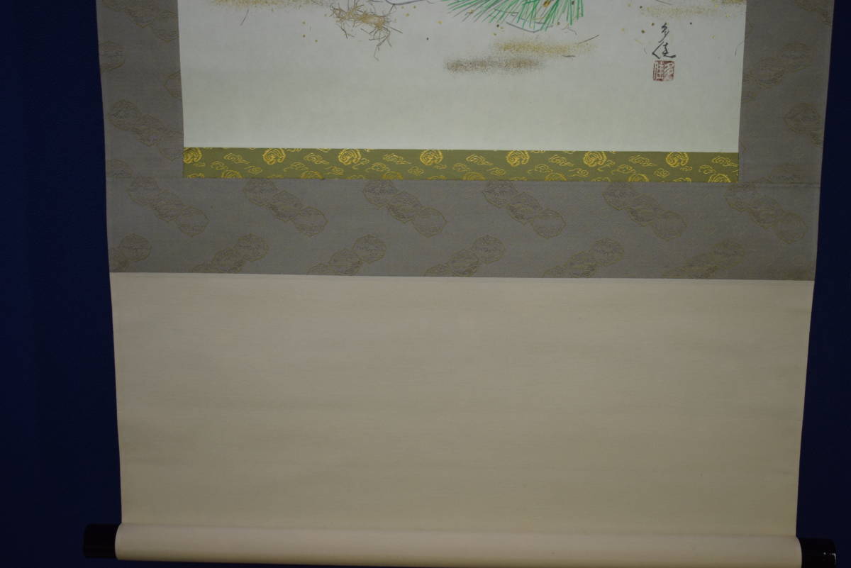 Yahoo!オークション - 【真作】//寺岡多佳/松梅図/横物/布袋屋掛軸HJ-4