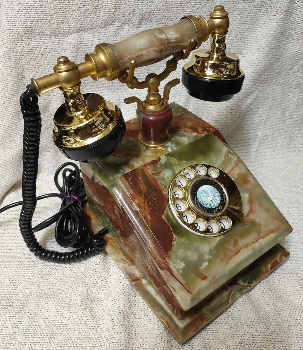 Yahoo!オークション - ビンテージ 大理石の電話 アンティークオブジェ