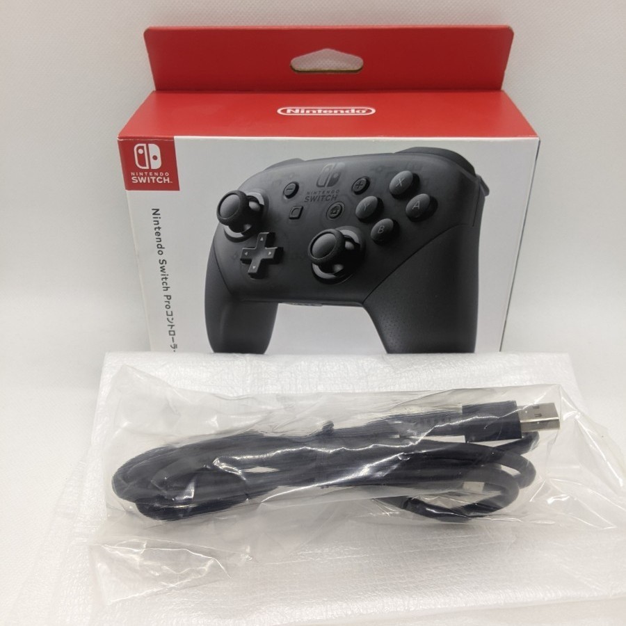 純正品 Nintendo Switch プロコン 付属品完品 スイッチ メンテナンス済
