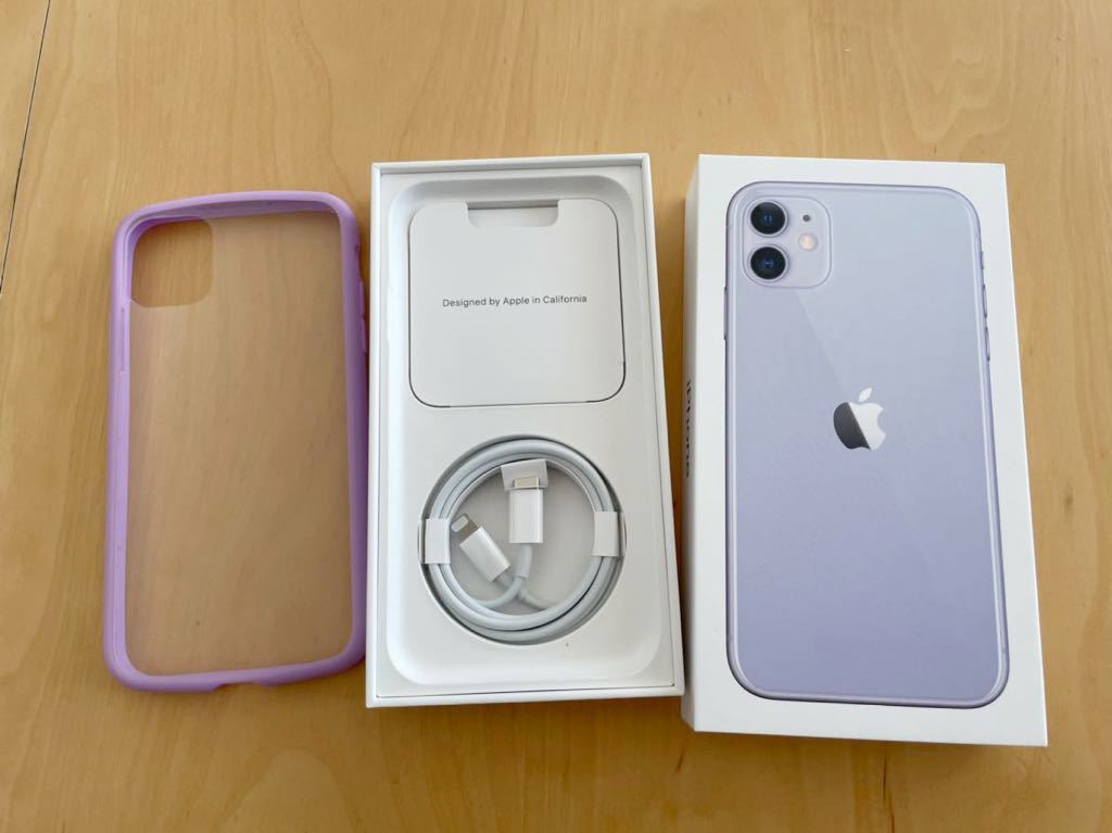 Yahoo!オークション - 付属品未使用 iPhone11 パープル 箱 おまけ ケ
