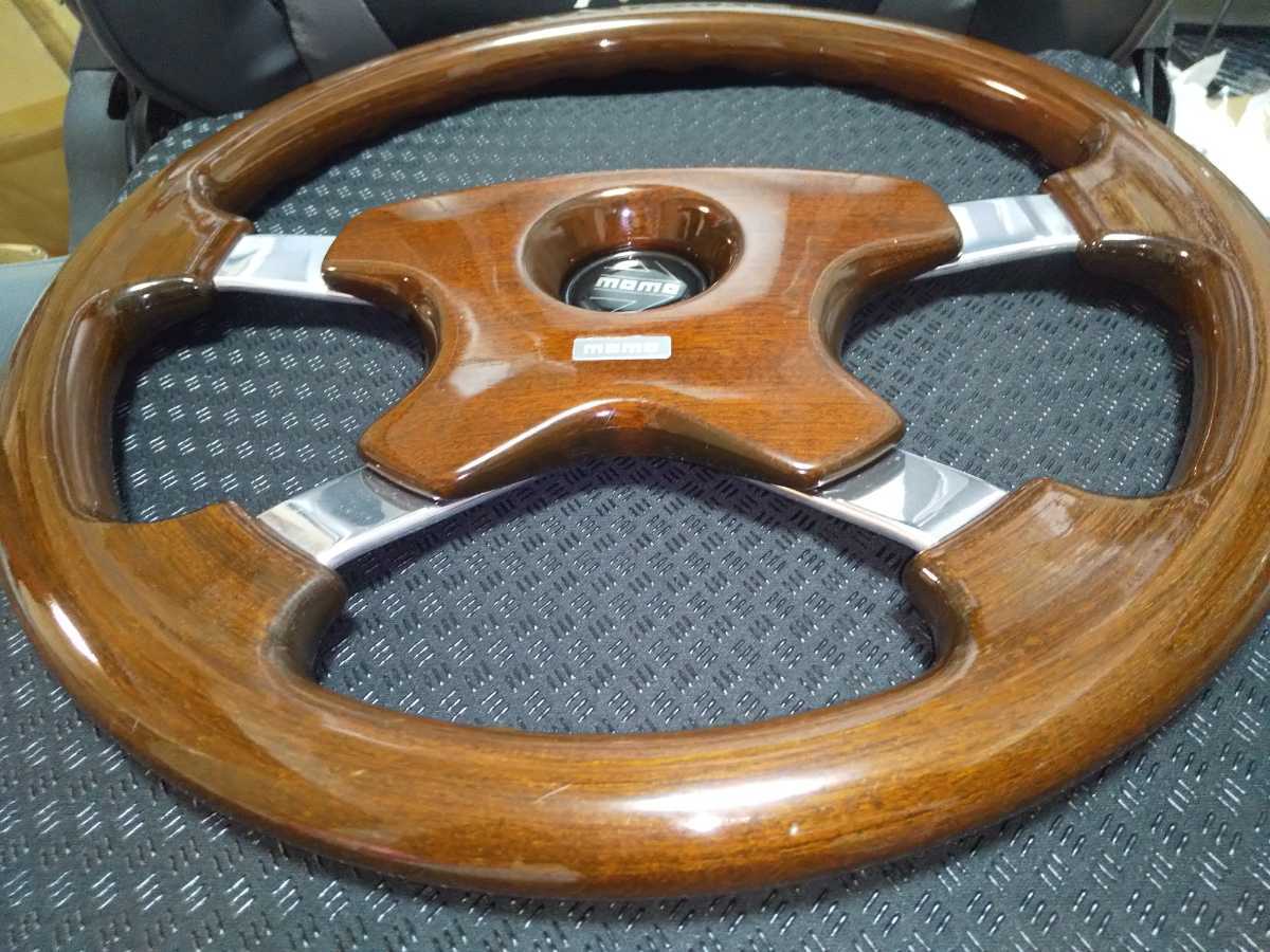 美品 正規品 MOMO ASTRA モモ アストラ 36Φ ウッド＆ポリッシュ