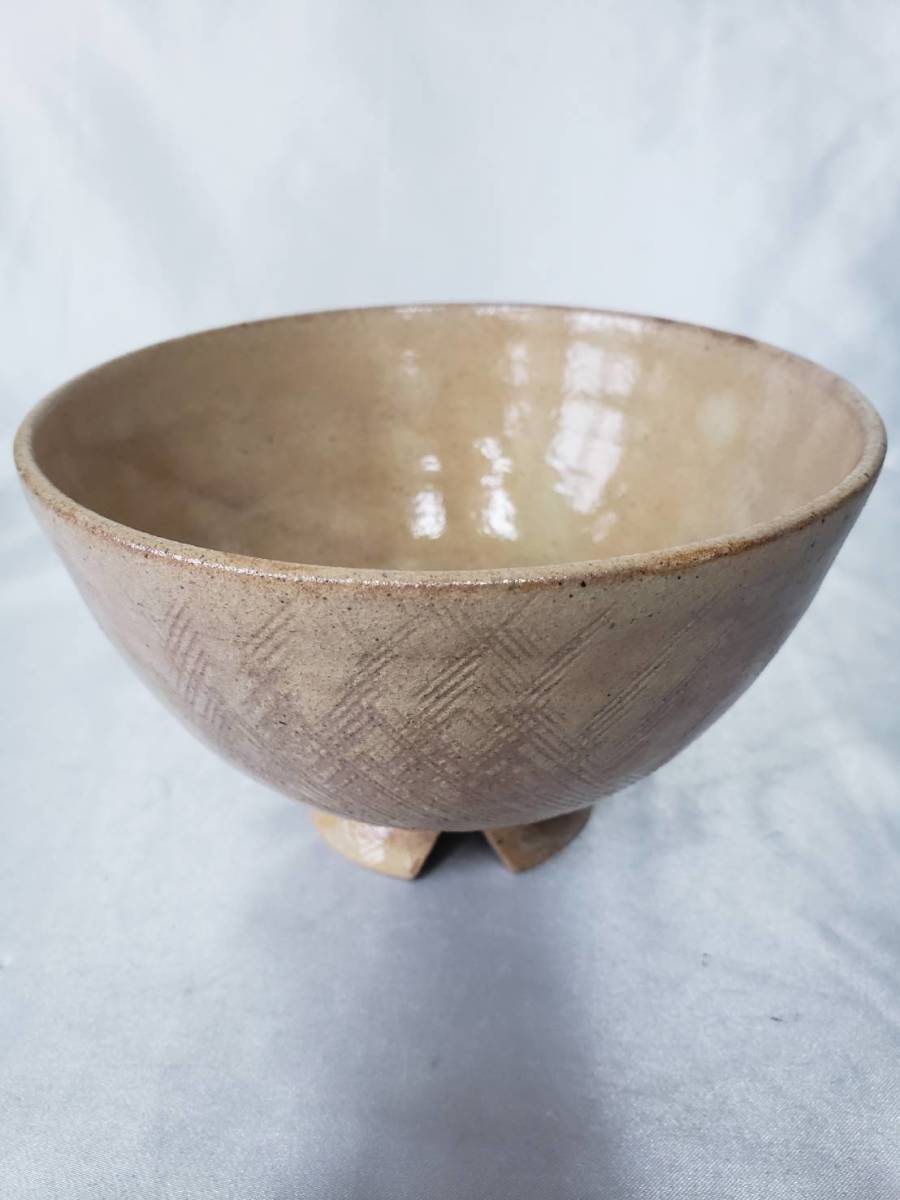 韓国人間国宝 千漢鳳 茶碗 高麗刷毛目茶碗 韓国 聞慶窯 千漢鳳