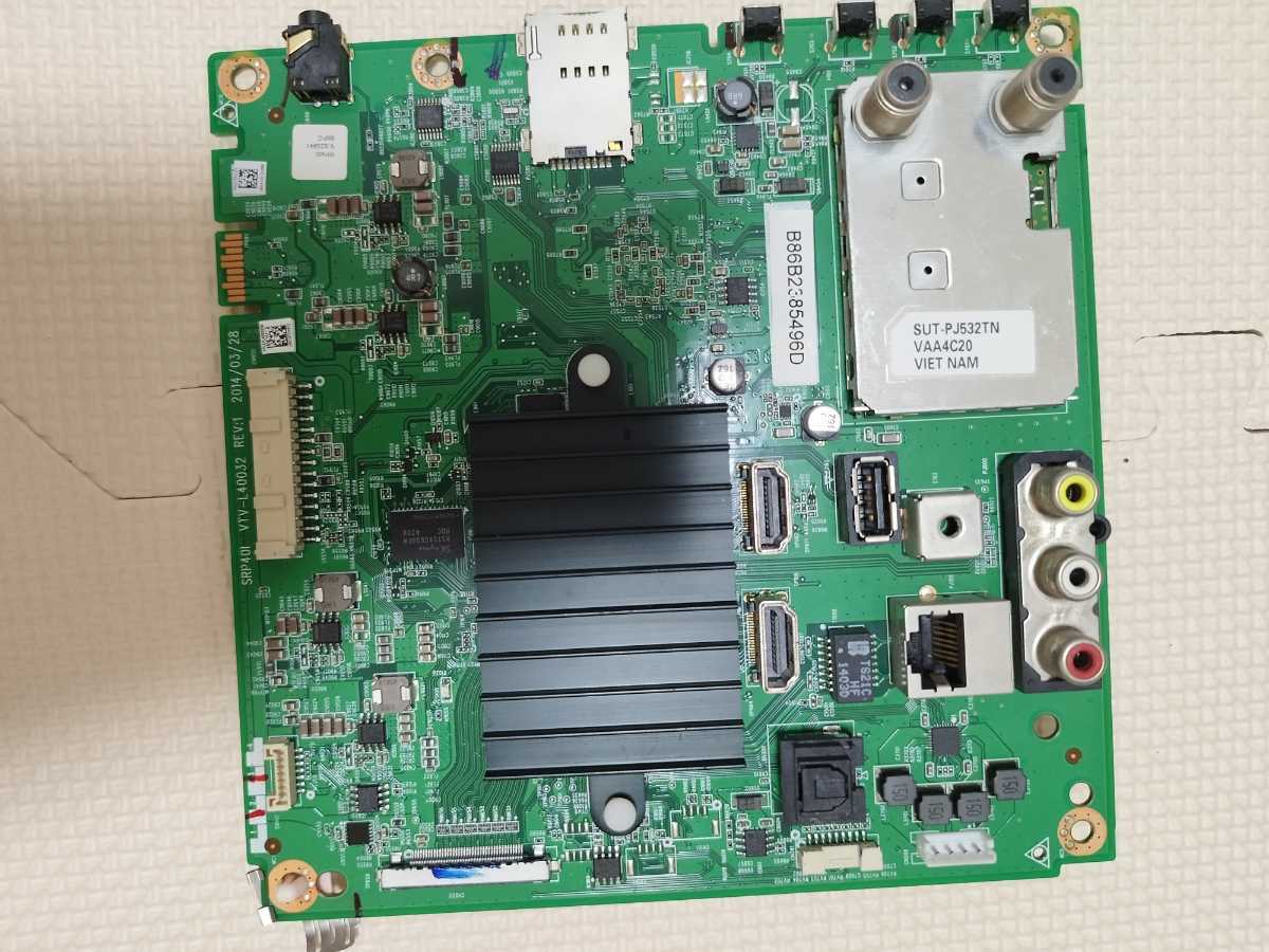 TOSHIBA REGZA 50V型 50C350X メイン基盤 wifi基盤 TOSHIBA REGZA 50V